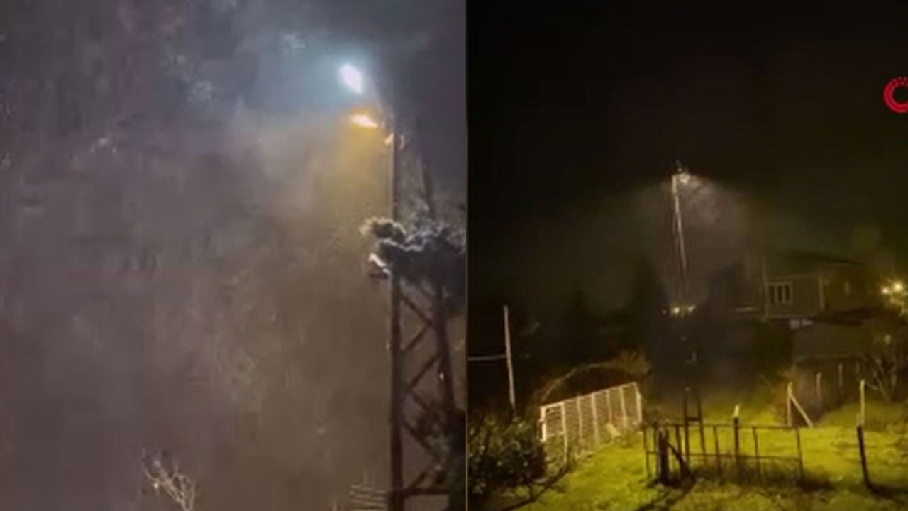 İstanbul'da beklenen kar yağışı başladı! İşte ilk görüntüler