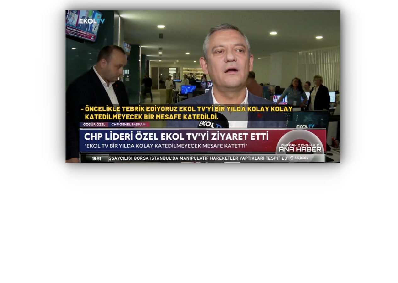 Arşivden bakın ne çıktı: Özgür Özel'den kara para soruşturması başlatılan Ekol TV'ye ziyaret! "Güler yüzlü ve genç bir ekip..."