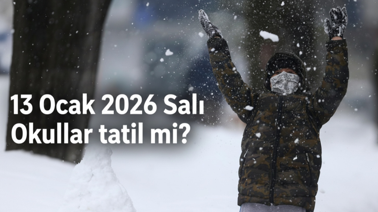 13 Ocak 2026 Salı günü okullar tatil mi? Yarın okullar tatil mi? İlk tatil haberi Tunceli'den geldi