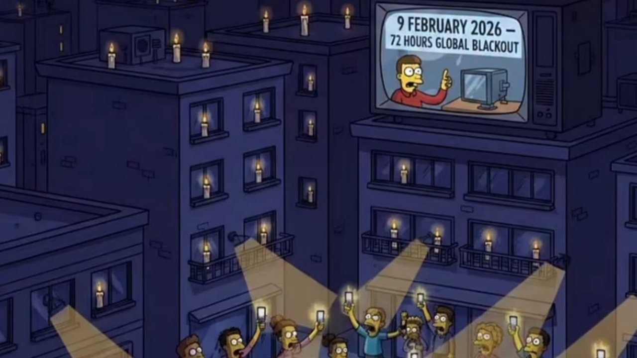 Simpsonlar’ın “9 Şubat kehaneti” yalanlandı: 72 saatlik küresel elektrik kesintisi iddiası asılsız!