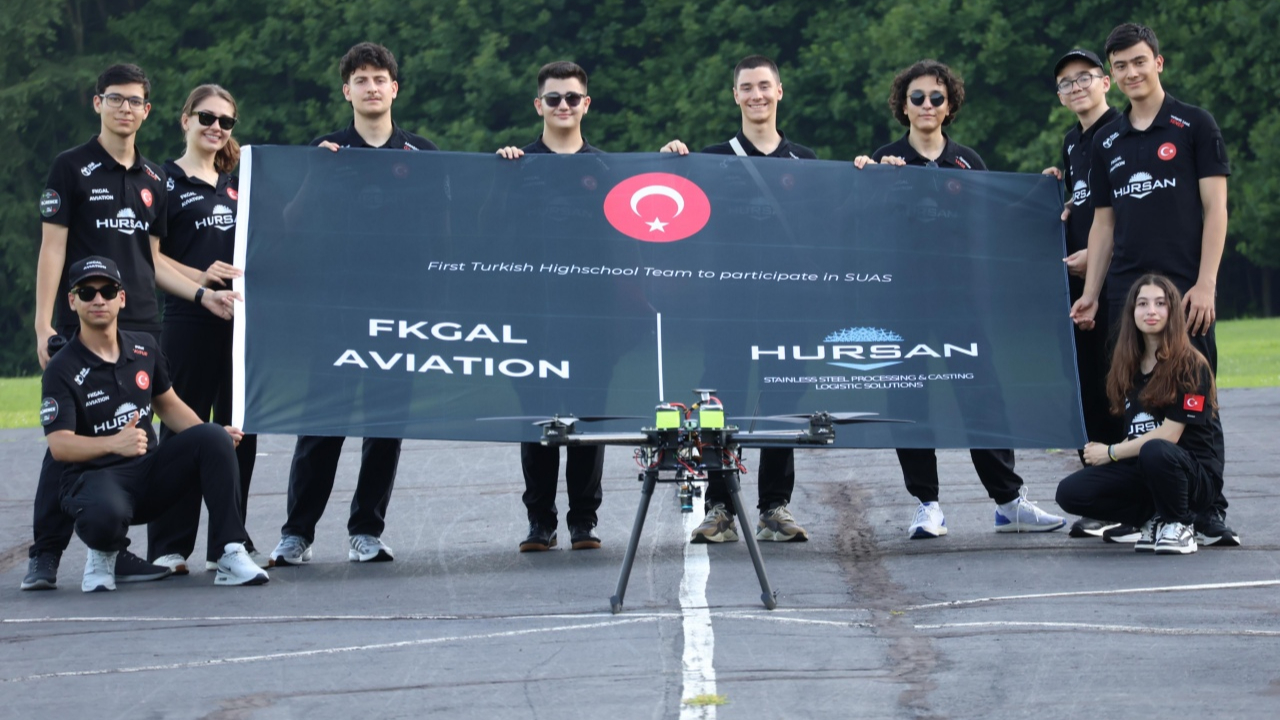Türk lise takımı ABD’de tarih yazdı! FKGAL Havacılık SUAS 2025’te dünya 6’ncısı oldu