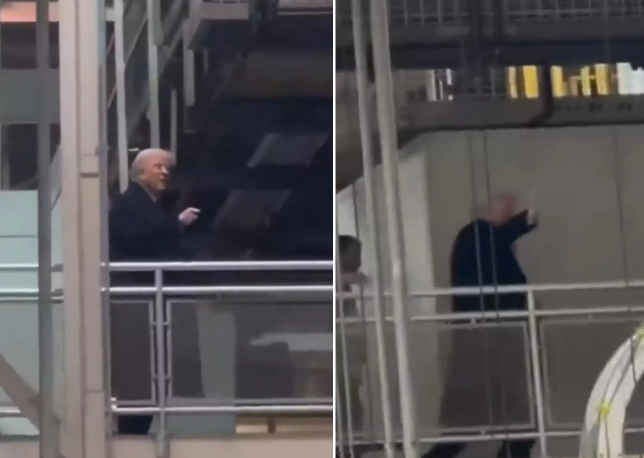 Trump'ı kızdıran protesto: Fabrika ziyaretinde olay çıktı! “Pedofil koruyucusu” diye bağırınca orta parmağını gösterdi...