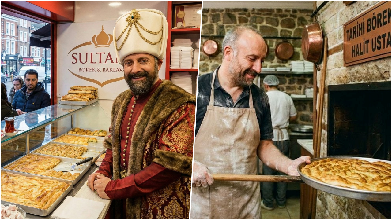 Halit Ergenç, Londra'da börekçi açtı! 2 ton sattı