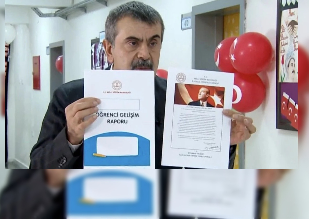 Karnelerden Atatürk fotoğrafı kaldırıldı mı? Bakan Tekin canlı yayında iddialara son noktayı koydu