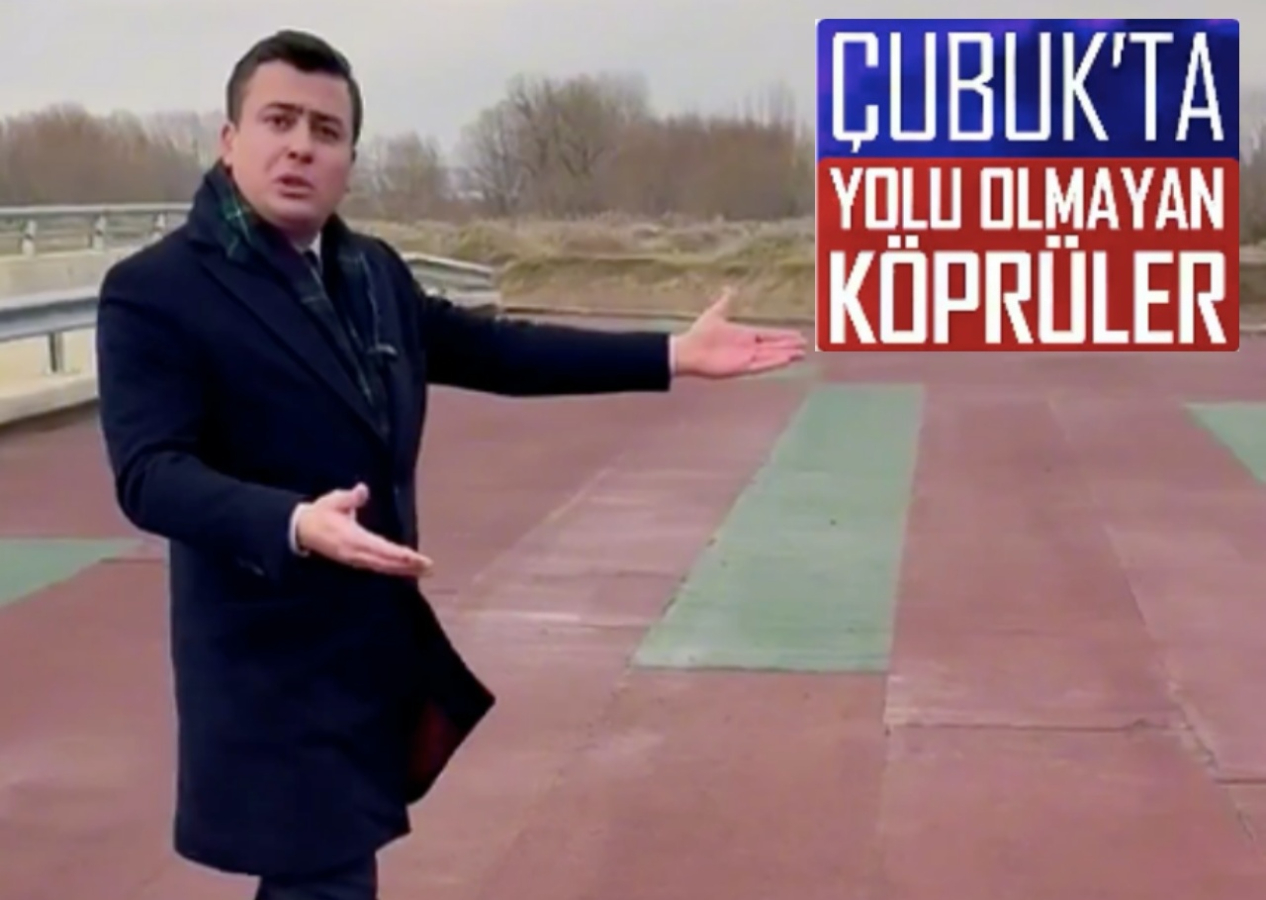 Köprü var ama yol yok: Mansur Yavaş’ın “trafik çözümü” Çubuk’ta tepki çekti! Osman Gökçek'ten dikkat çeken paylaşım