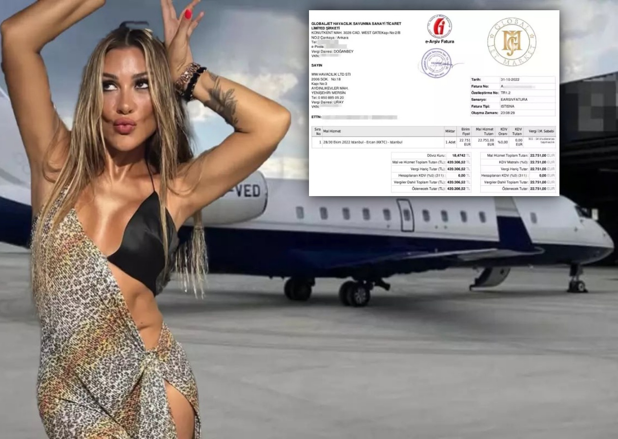 İmamoğlu'nun A Takımı'nın uyuşturucu ve fuhuş için kiraladığı jetin faturası ortaya çıktı! Kıbrıs uçuşuna 1 milyondan fazla para verilmiş...
