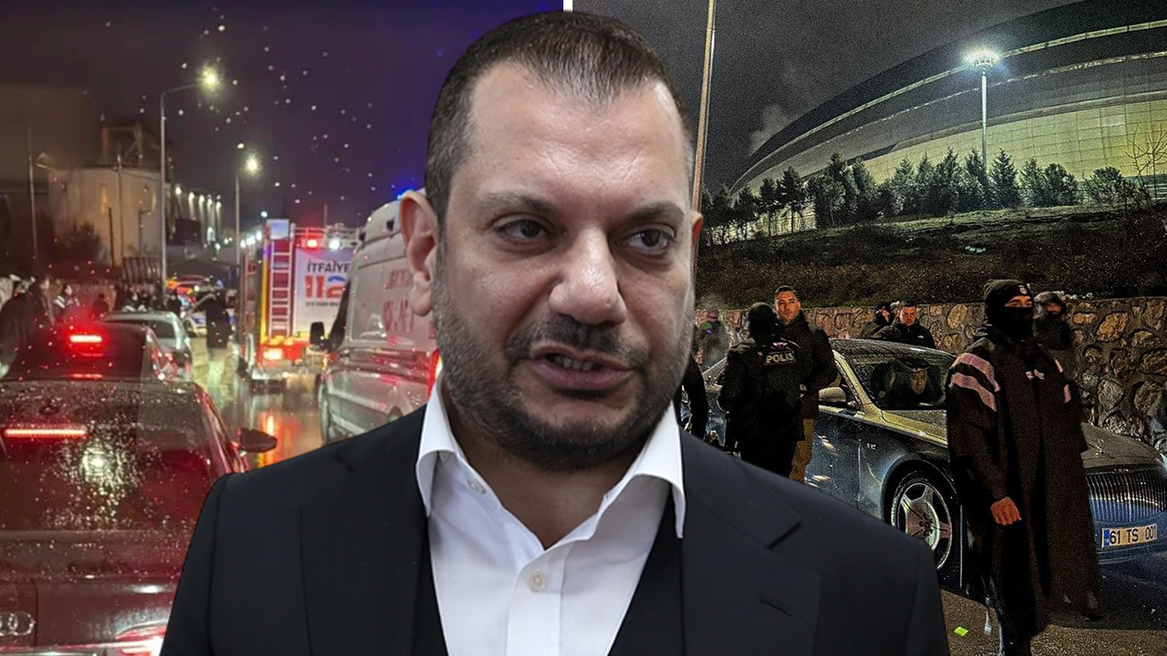 Trabzonspor Başkanı Ertuğrul Doğan'ın aracına saldırdılar