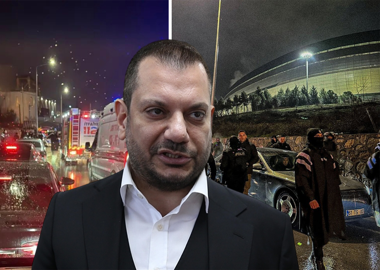 Trabzonspor Başkanı Ertuğrul Doğan'ın aracına saldırdılar