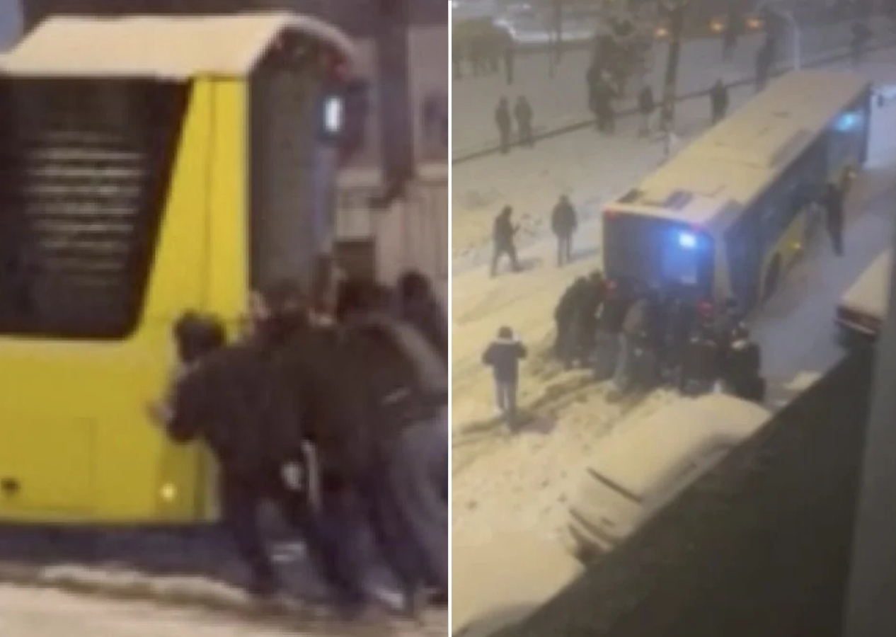 Kar İstanbul’u felç etti: Otobüsler yolda kaldı, metrolar durdu, vatandaş dakikalarca bekledi!