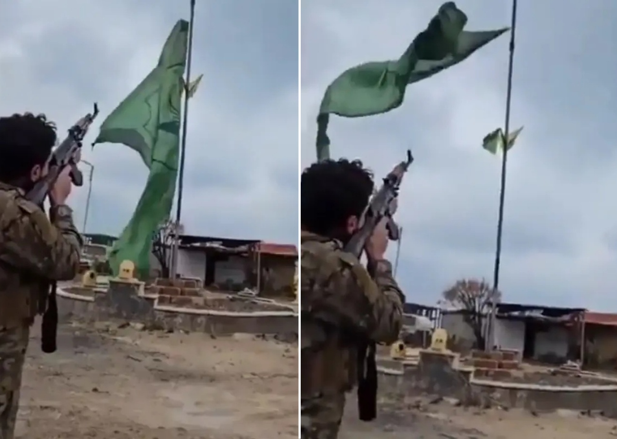 Suriye’de bir devir kapandı: PKK/YPG’nin sözde bayrağı böyle indirildi!