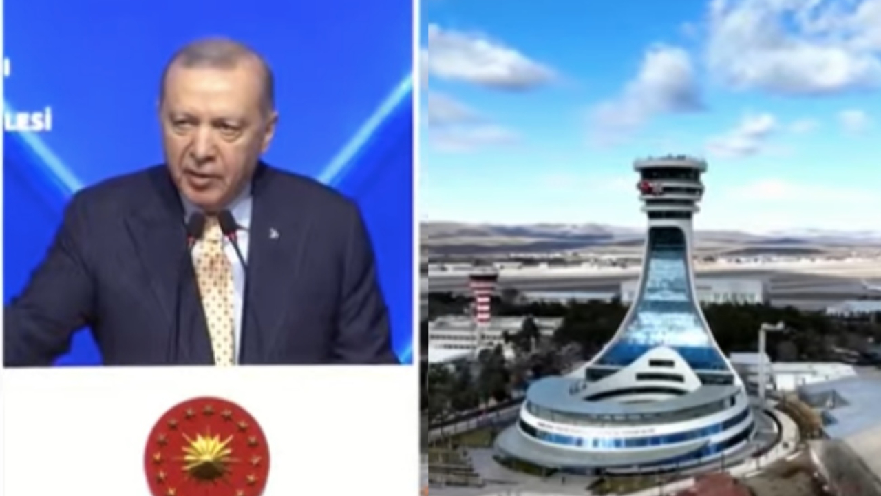 Esenboğa Havalimanı’nda yeni dönem: Cumhurbaşkanı Erdoğan 3’üncü pist ve yeni kuleyi hizmete açtı