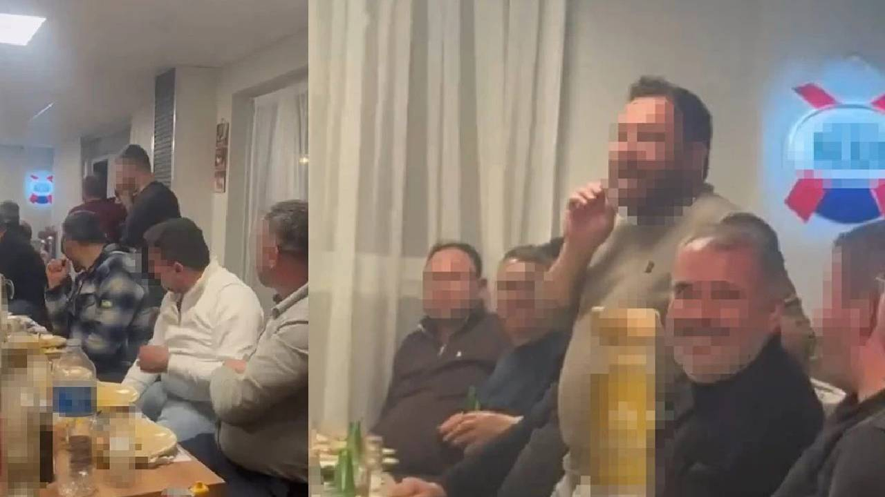 O görüntüler harekete geçirdi... Rakı masasında sela skandalı! MHP’li isim partiden atıldı