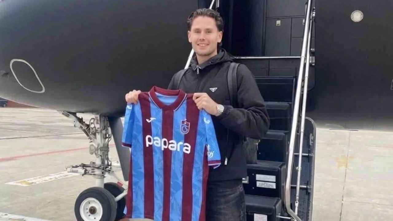 Trabzonspor'un yeni transferi Mathias Lovik Türkiye'de