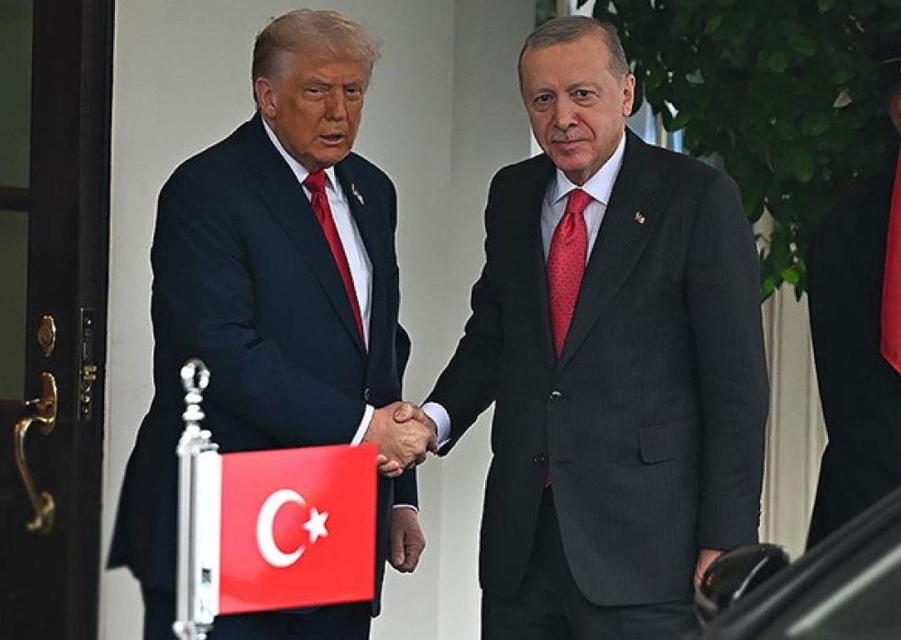 Cumhurbaşkanı Erdoğan, ABD Başkanı Trump ile görüştü