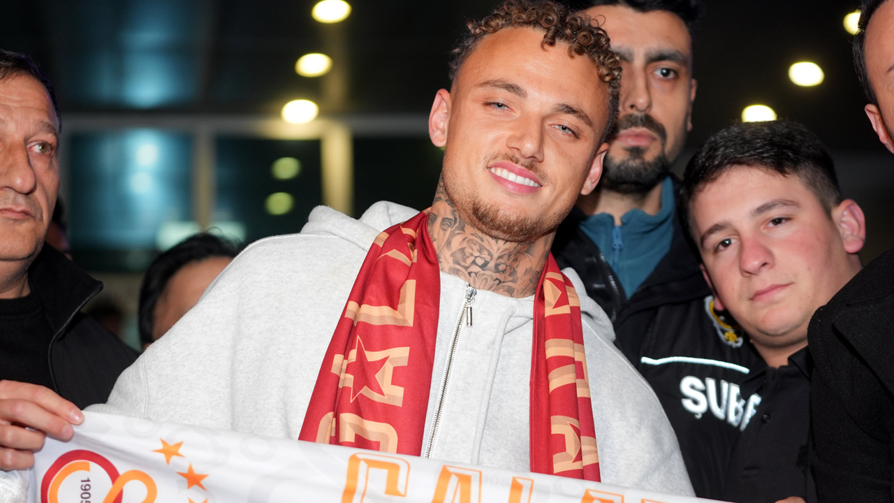 Galatasaray'ın yeni transferi Noa Lang İstanbul'a geldi