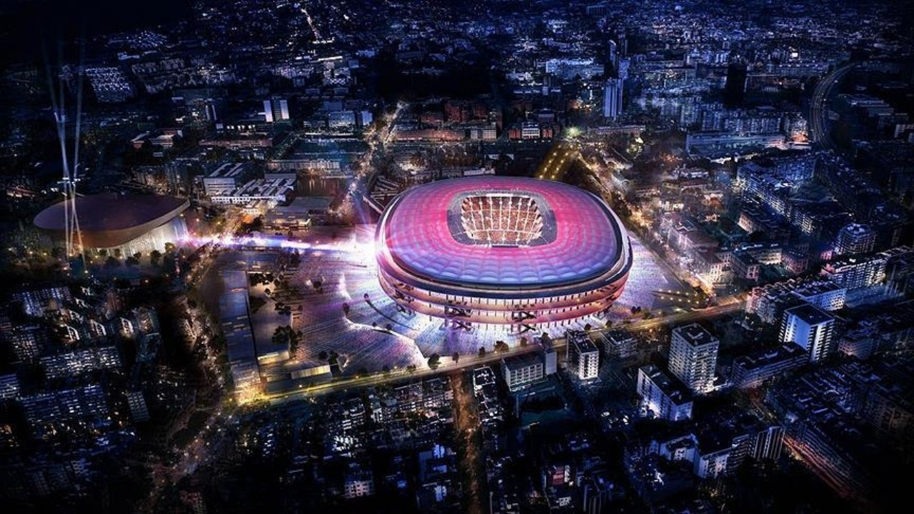 Limak Holding'in yenilediği tribünler su altında kaldı! Barcelona’nın efsanevi Camp Nou Stadyumu’nda yağmur felaketi