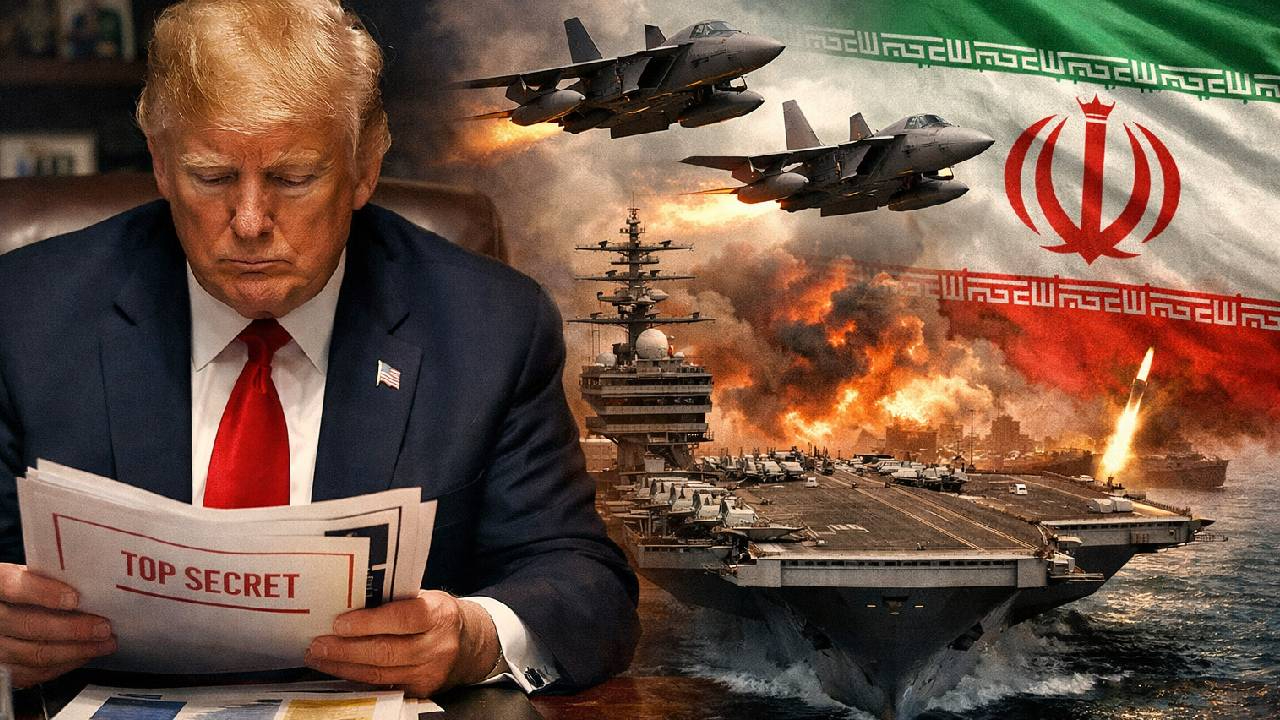 Neden şimdi düğmeye basıldı! Trump’ın masasındaki gizli dosya: İran’a saldırı emri an meselesi mi?