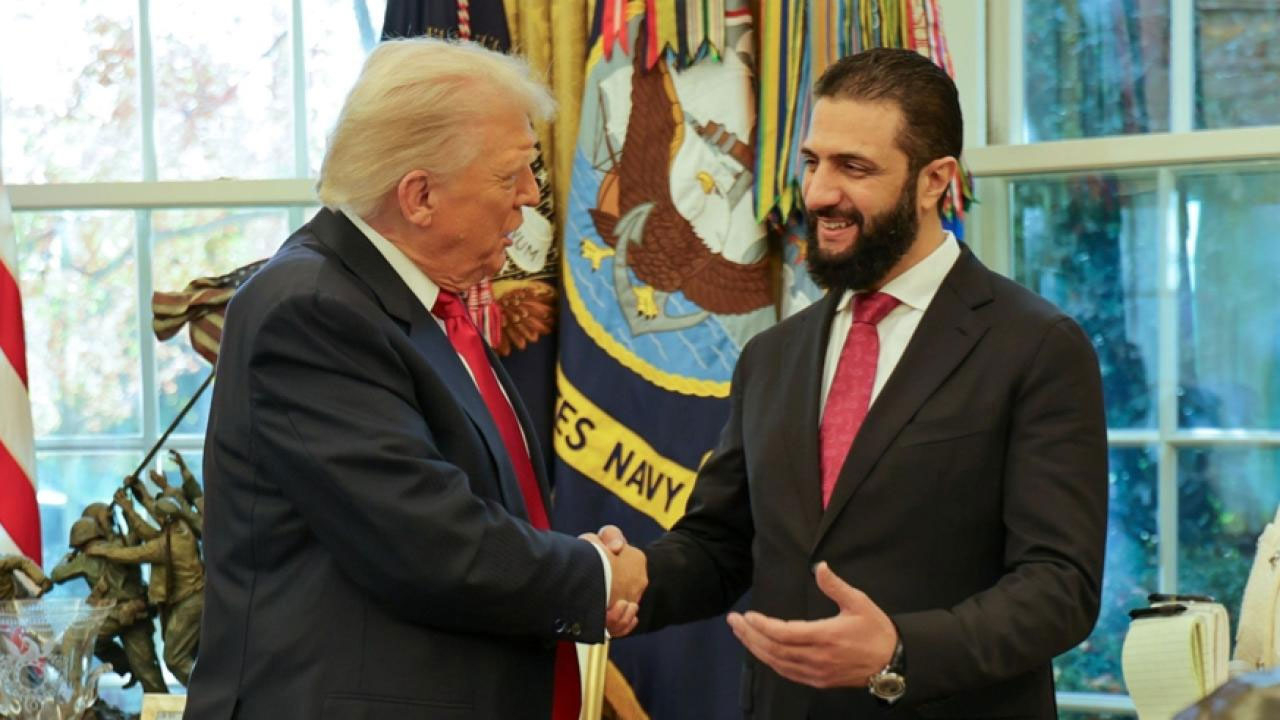 ABD Başkanı Donald Trump: Şara ile güzel bir sohbetimiz oldu