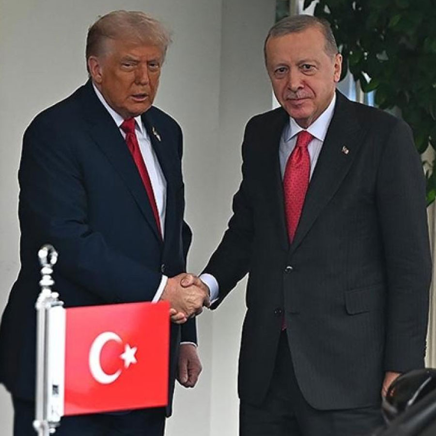 Cumhurbaşkanı Erdoğan, ABD Başkanı Trump ile görüştü