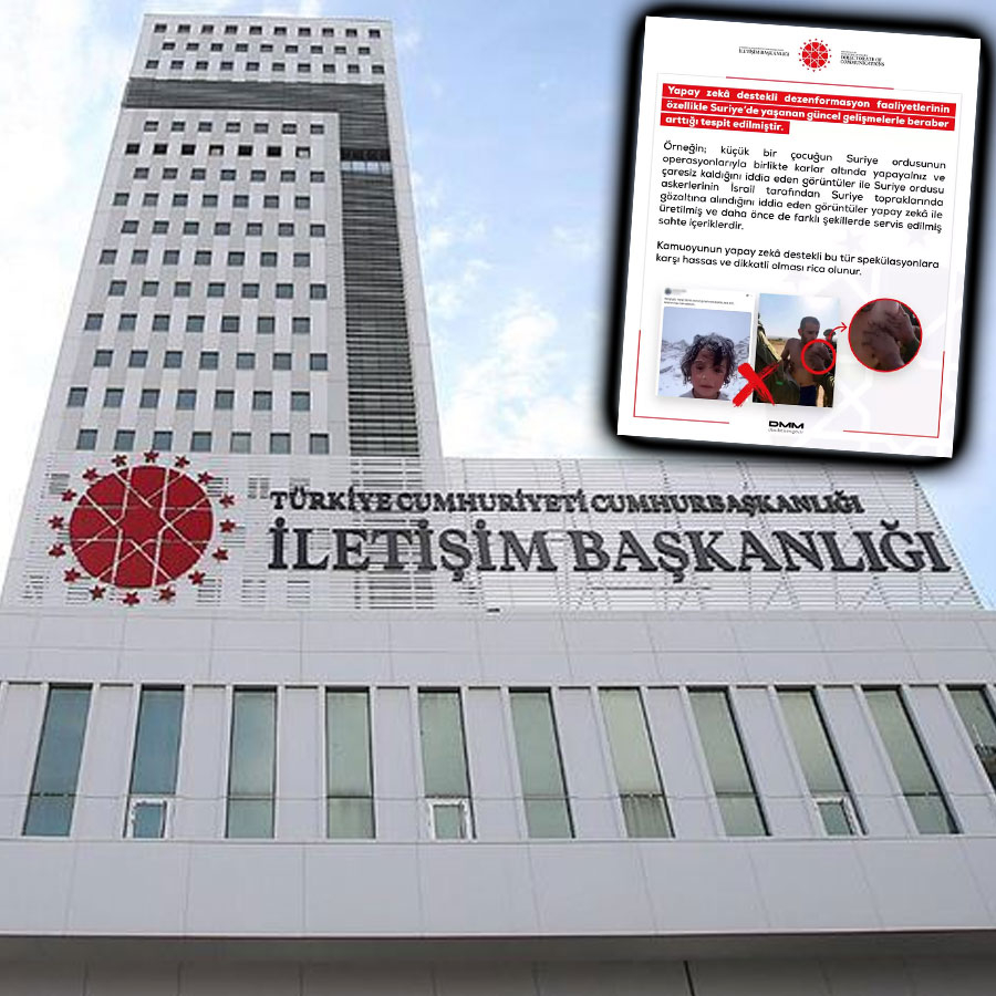 DMM’den Suriye’de yapay zeka destekli dezenformasyon uyarısı