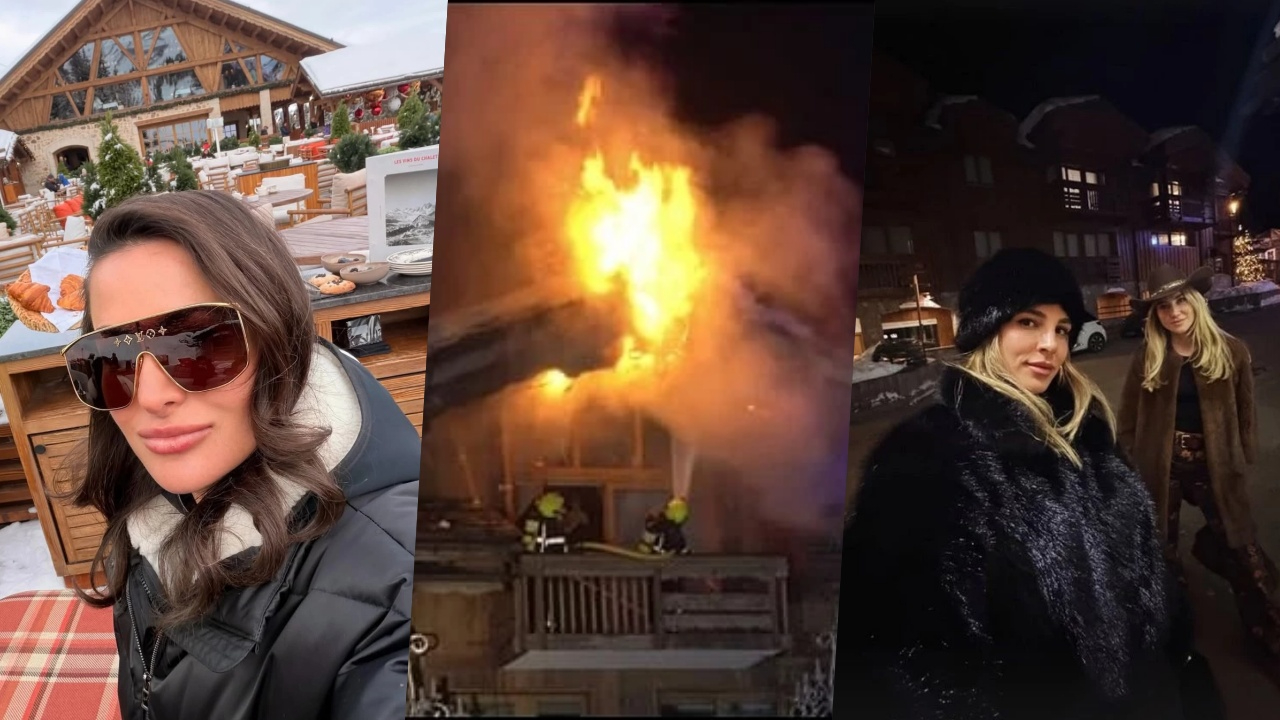 Türk sosyetenin ve patronların kayak merkeziydi! Courchevel'de lüks otel ateşlere teslim oldu