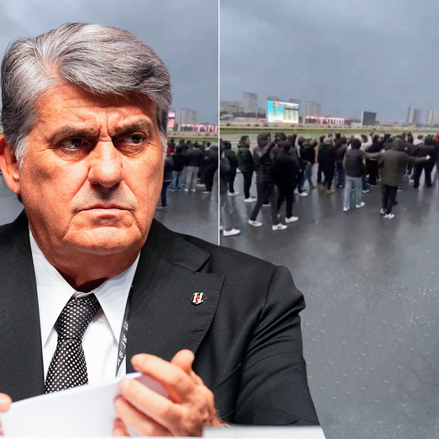 Beşiktaşlı taraftarlar Veliefendi Hipodromu'na gidip istifa diye bağırdı