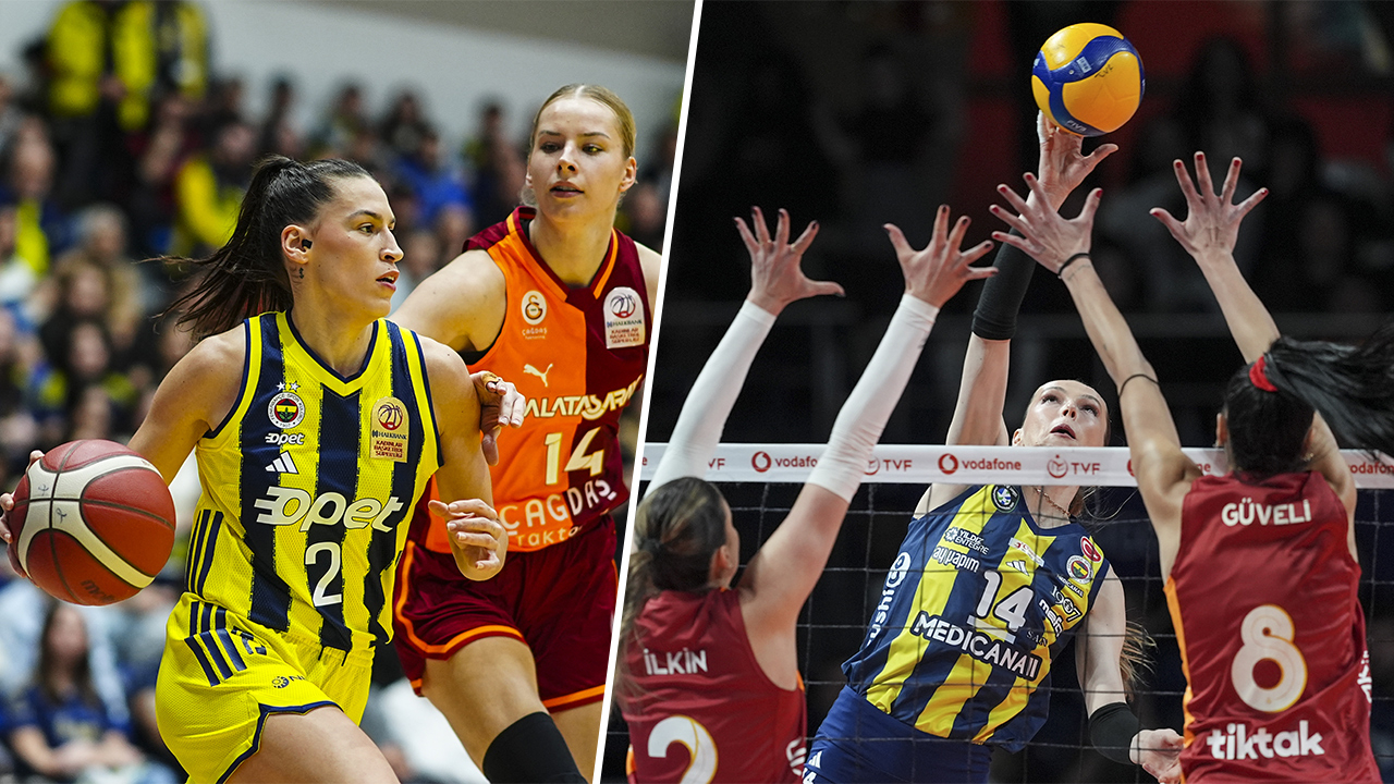 F.Bahçe basketbol ve voleybolda G.Saray'ı yendi