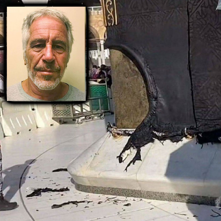 Müslümanların kutsalları sapıklığa alet edilmiş! Kabe örtüsünden parçalar Epstein’de büyü malzemesi mi yapıldı?