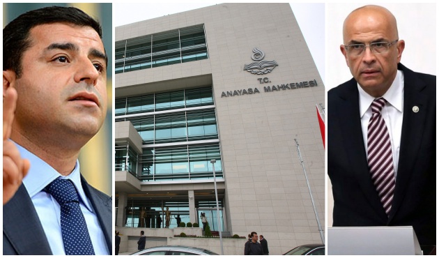 Anayasa Mahkemesi'nden tutuklu vekiller için flaş karar!