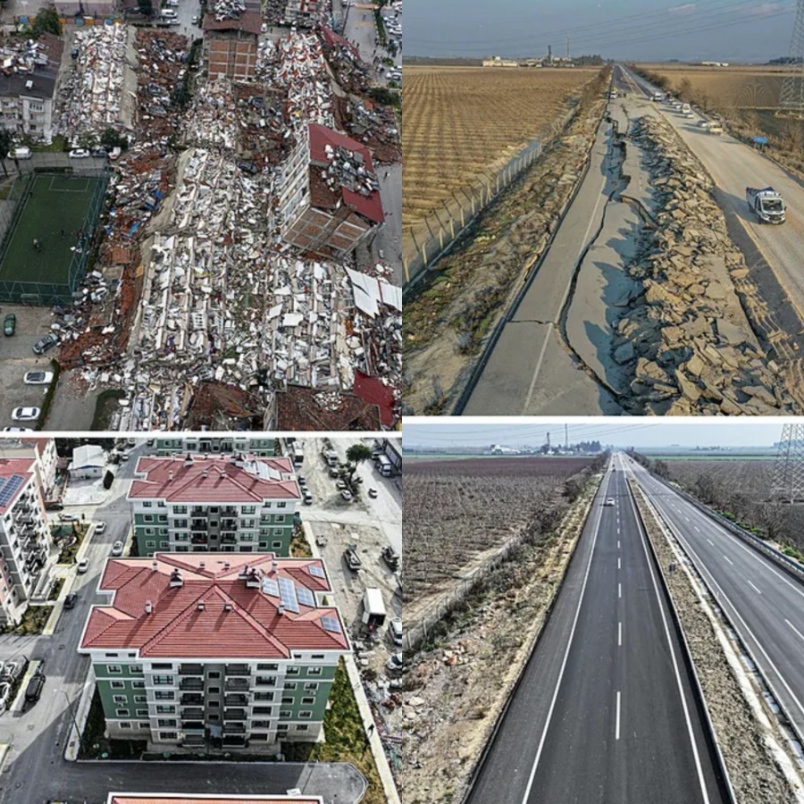 Asrın felaketinden asrın inşasına...Hatay'da 3 yıllık değişim görüntülendi