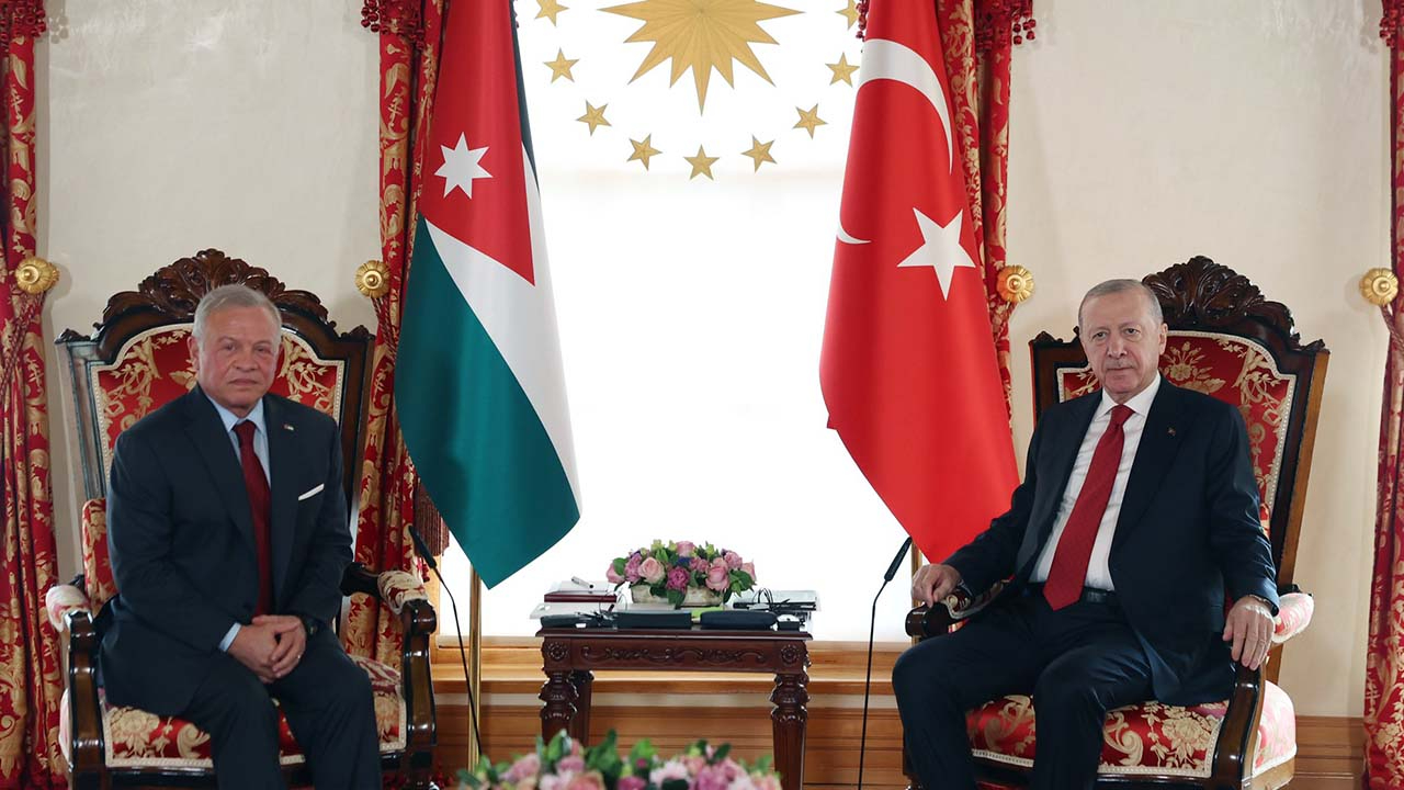 Cumhurbaşkanı Erdoğan, Ürdün Kralı II. Abdullah ile bir araya geldi