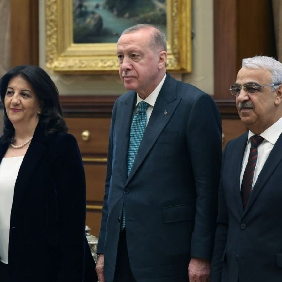 Cumhurbaşkanı Erdoğan DEM Parti'yi kabul etti