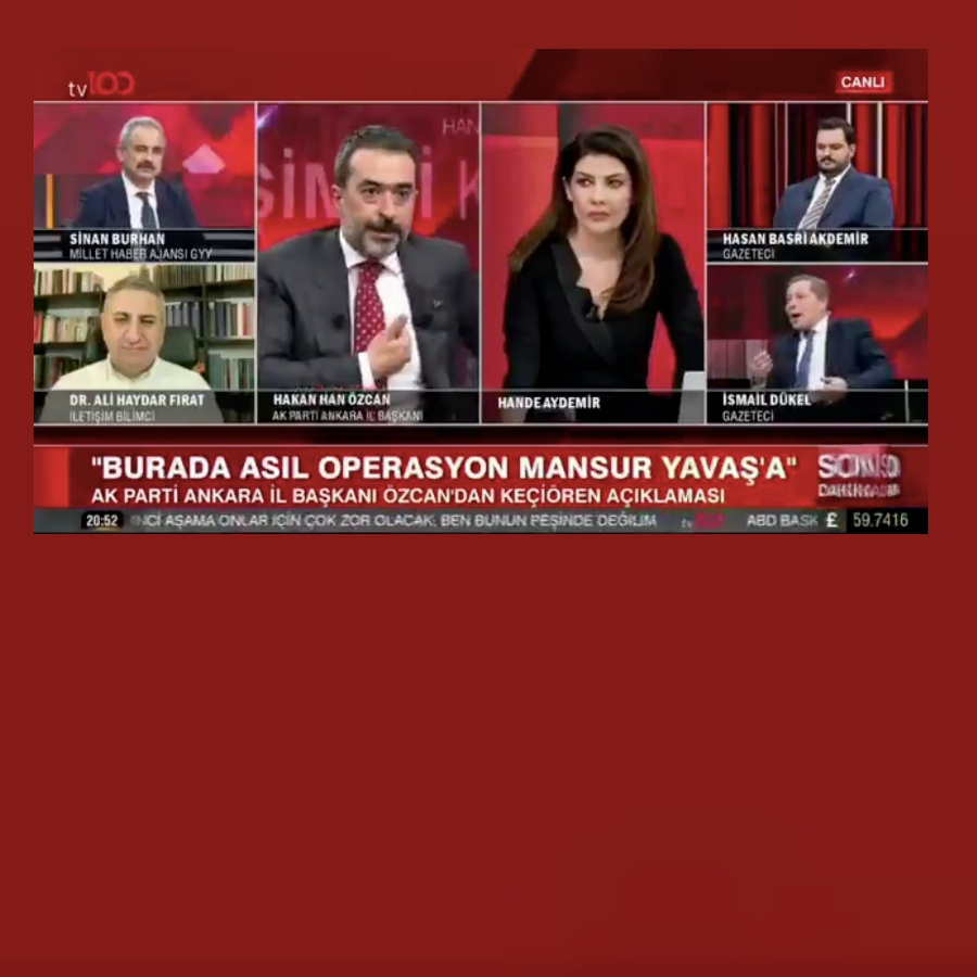 Canlı yayında 'AKP' gerilimi... Hakan Han Özcan'dan CHP'li İsmail Dükel'e isim dersi: Ben size İSO diyor muyum?