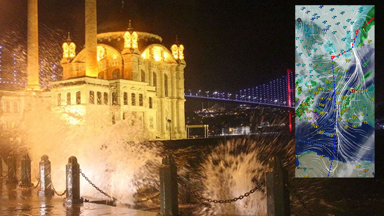 Prof. Dr. Mikdat Kadıoğlu İstanbul'daki kuvvetli lodosun sebebini açıkladı