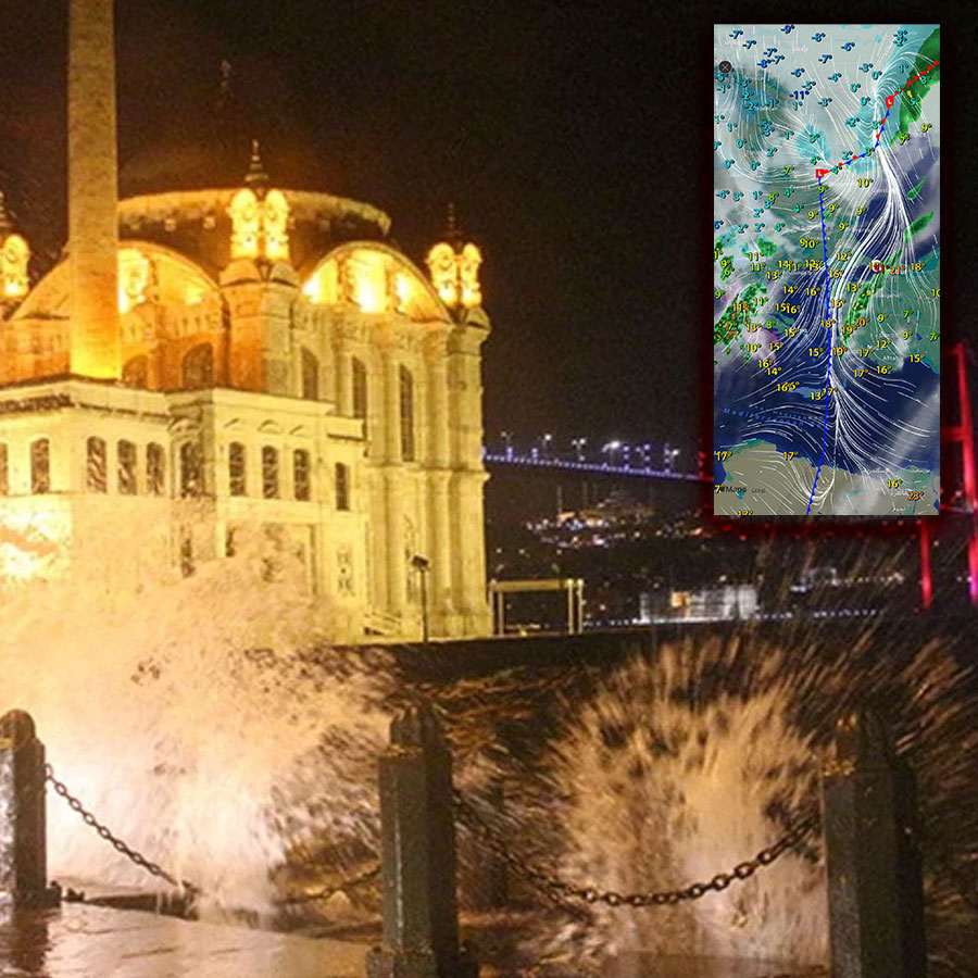 Prof. Dr. Mikdat Kadıoğlu İstanbul'daki kuvvetli lodosun sebebini açıkladı
