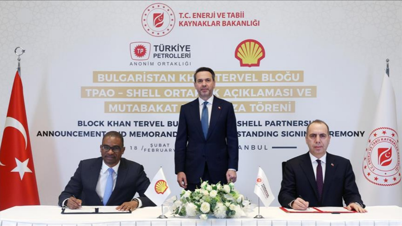 TPAO ve Shell'den tarihi ortaklık! Bulgaristan'da petrol ve gaz araması için imzalar atıldı