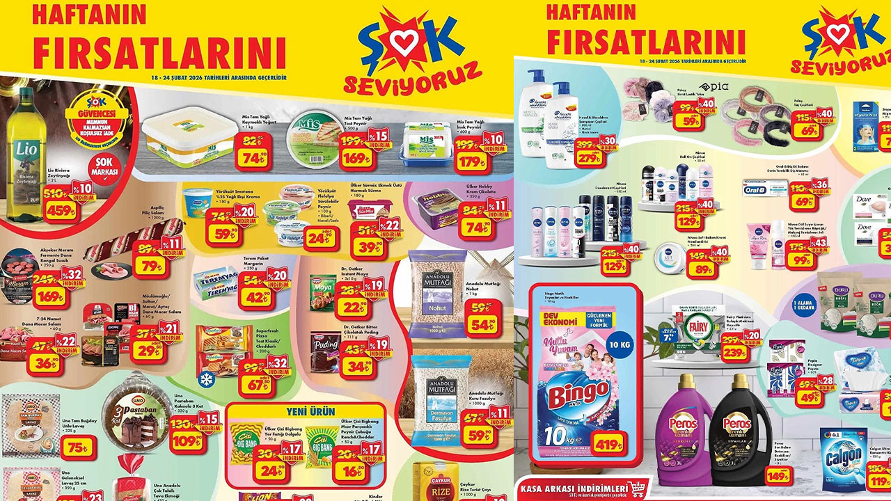 ŞOK 18-24 Şubat aktüel ürünler kataloğu yayımlandı! ŞOK’ta Ramazan’a özel büyük indirim fırsatları