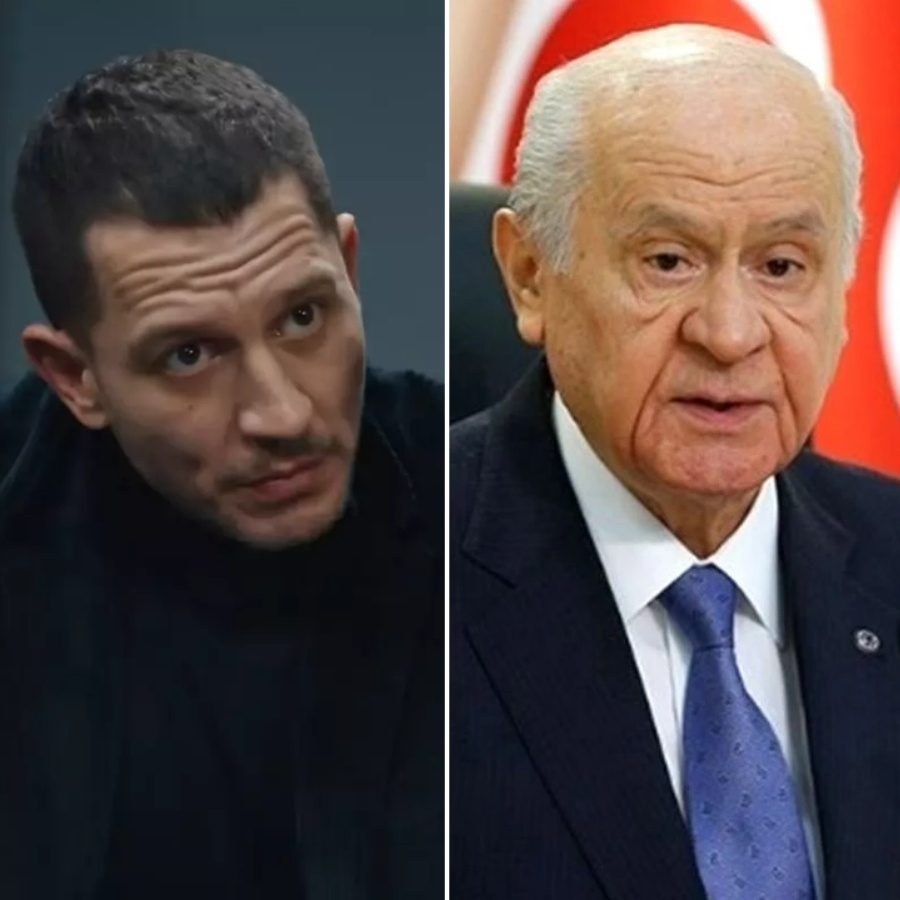Televizyon tarihinde bir ilk... Uraz Kaygılaroğlu, Devlet Bahçeli'ye diziden selam gönderdi: Derin bir devlet var!