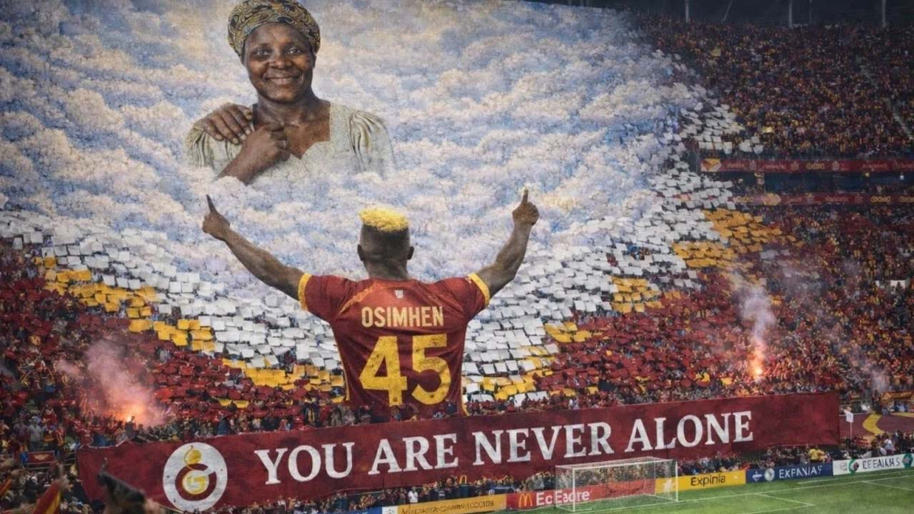 Galatasaray taraftarından Victor Osimhen için tarihi koreografi hazırlığı
