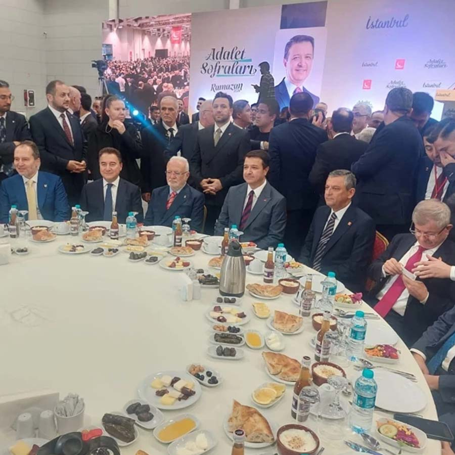 Bütün partiler bu masada buluştu: Ramazan güzelliği diye buna denir