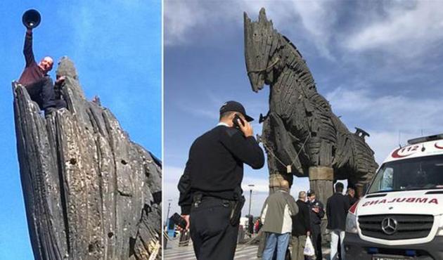 Truva Atı'nda korkunç ölüm!