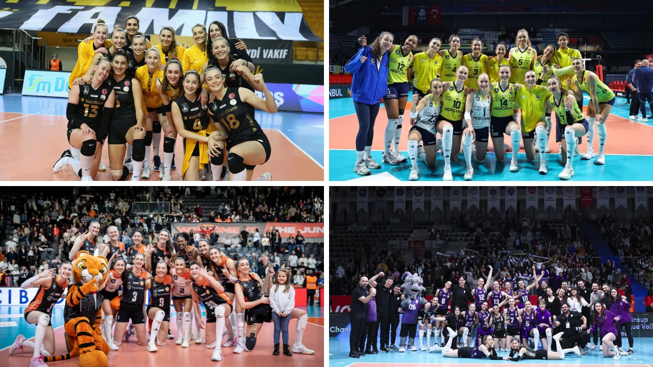 Tarihte bir ilk: Türkiye’den 4 takım çeyrek finalde