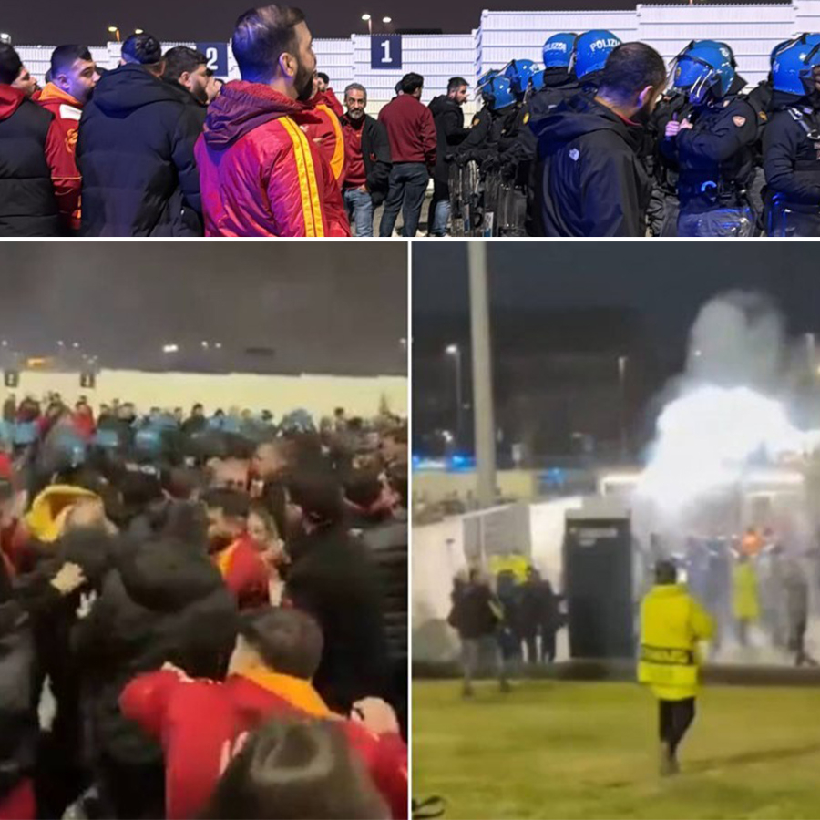 Juventus-Galatasaray maçı öncesi olay
