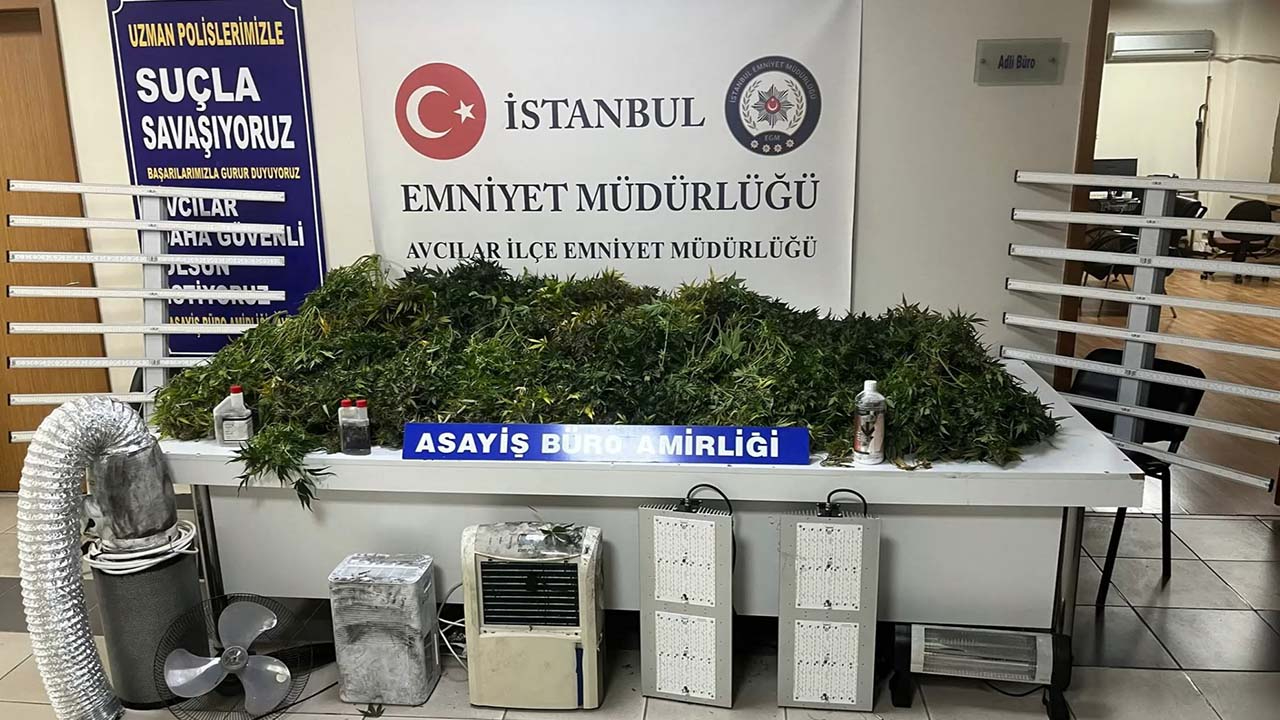 Avcılar'da uyuşturucu imalathanesine operasyon: 2 gözaltı