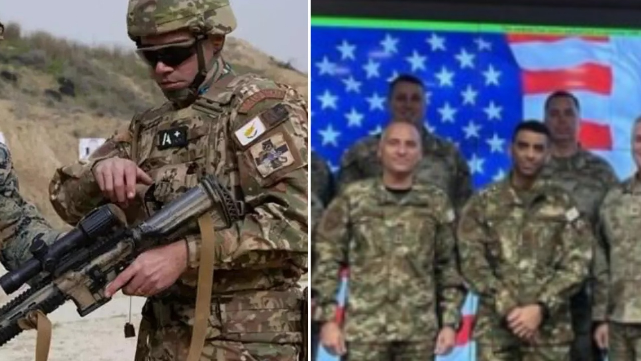 ABD'den Türkiye'ye karşı skandal hamle! Teröristlerden sonra şimdi de Rum ordusunu eğitiyorlar! Fotoğraflar ortaya çıktı...