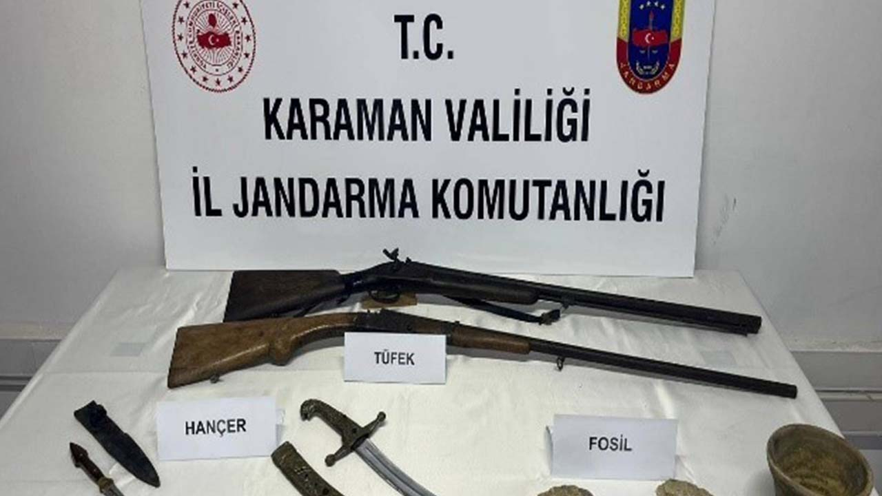 Karaman’da uyuşturucu ve tarihi eser operasyonu: 6 tutuklama