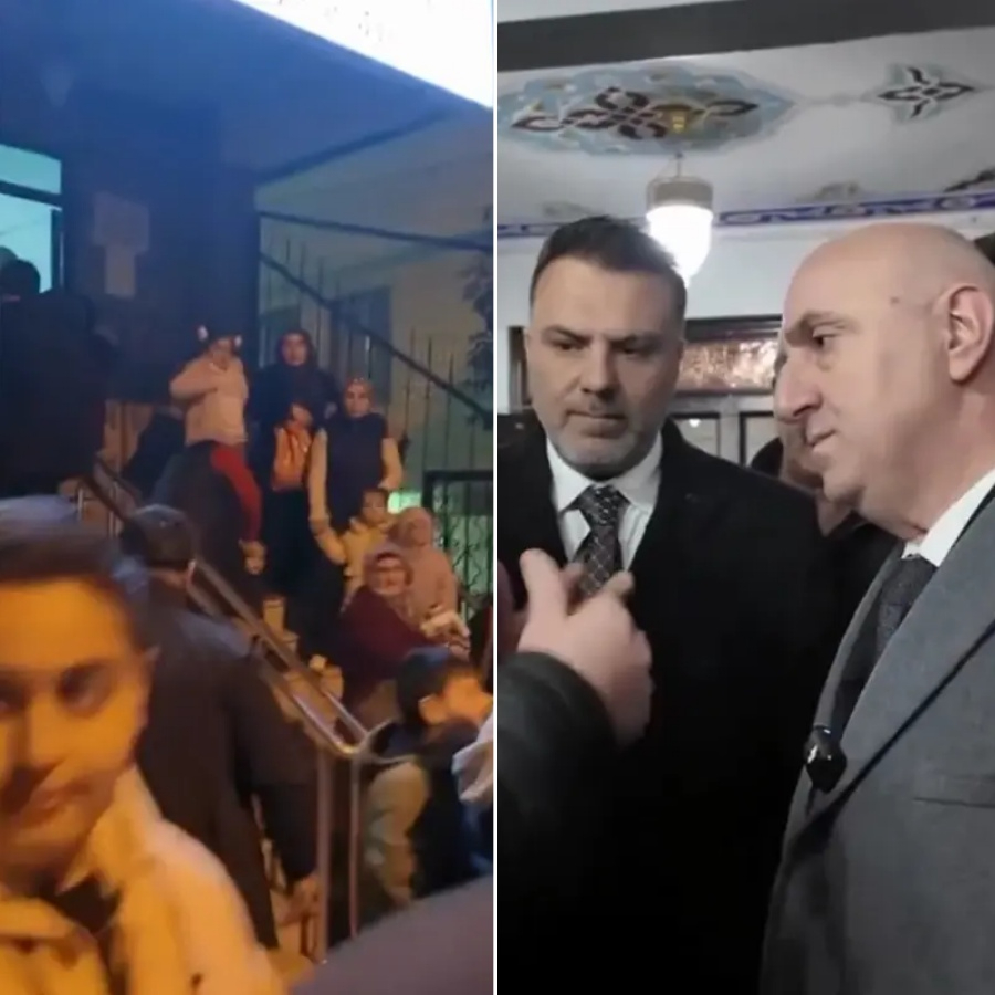 Darıca'da teravih sonrası camide kriz! Belediye Başkanı müdahale etti: Sanki dansöz oynatıyoruz!