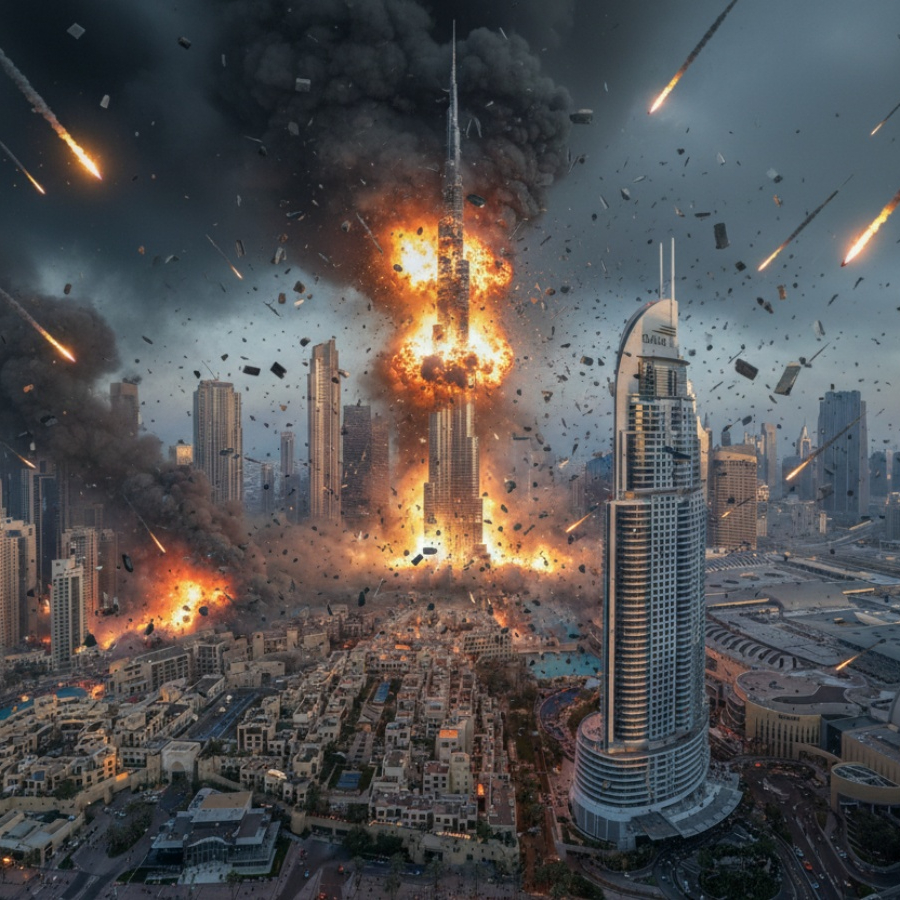 Ortadoğu'da savaş yayıldı: Dubai'de İran tedirginliği! Burj Khalifa boşaltılıyor... Tahran devasa gökdeleni vurursa ne olur? İşte olası senaryolar...