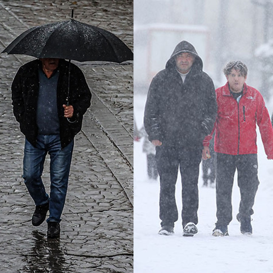 Meteoroloji duyurdu: Yarın 8 ilde sağanak, 4 ilde kar yağışı bekleniyor