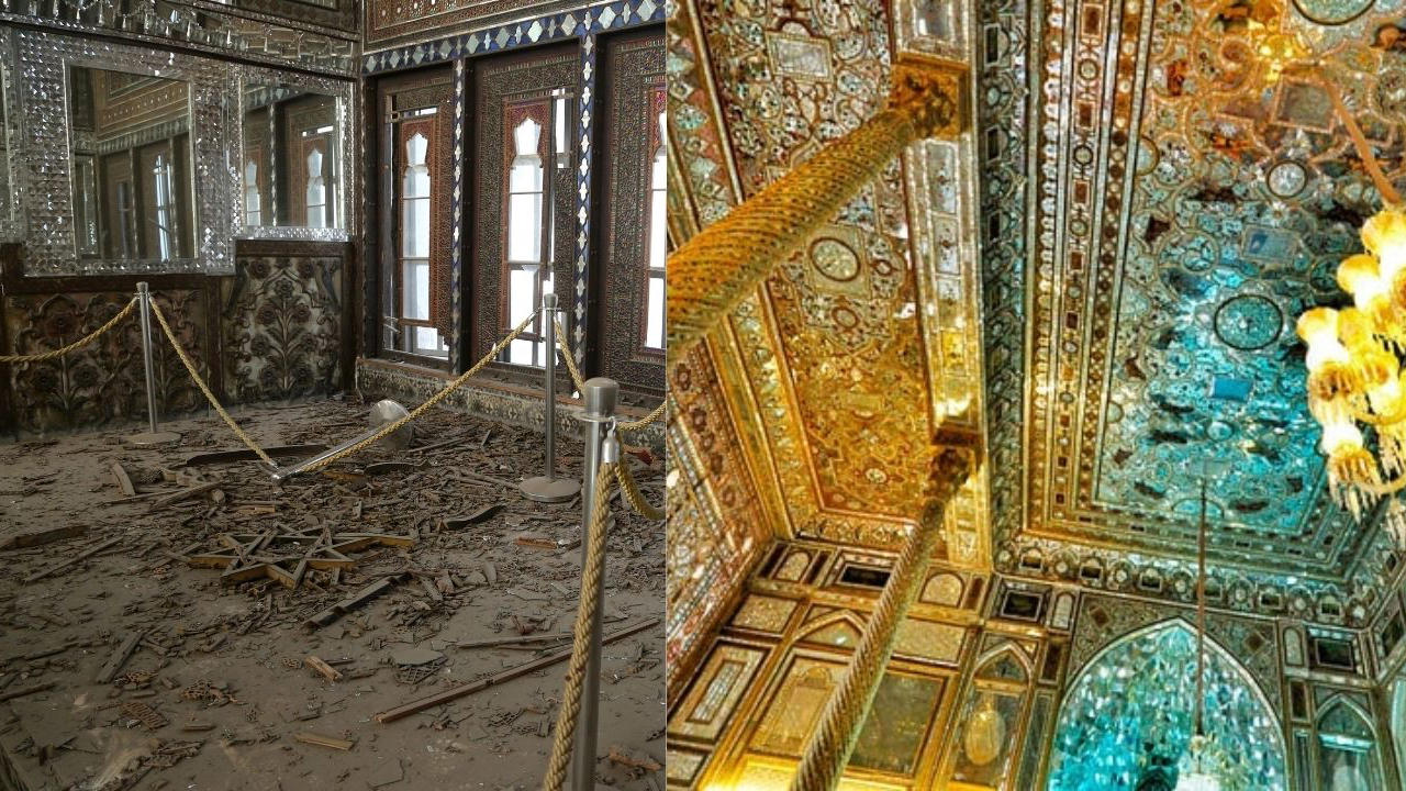 Tahran'daki UNESCO'nun dünya mirası Gülistan Sarayı yerle bir oldu